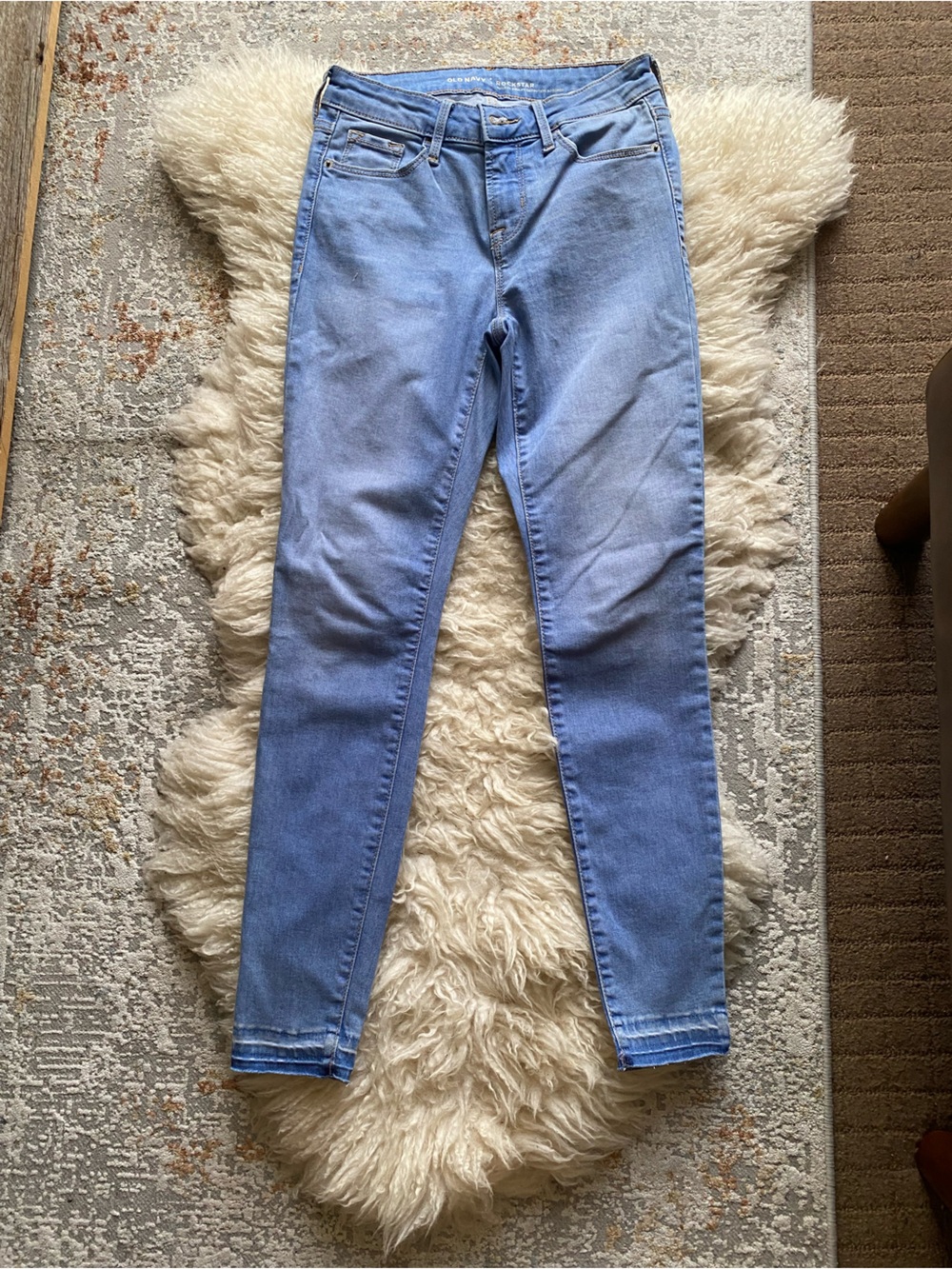 Old Navy Light Wash Skinny Jeans - Sky Blue